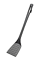Črna perforirana najlonska lopatica, 51 cm