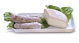 Pladenj iz metakrilata v visokim robom, 22x36 cm