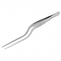 Inox krive ščipalke - pinceta sushi, 16 cm