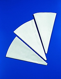 Slaščičarska vrečka s spodvitim in zašitim robom ter odprtino za nastavke iz sintetike, globina 500 mm