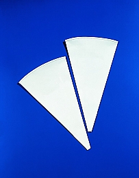 Slaščičarska vrečka s spodvitim in zašitim robom ter odprtino za nastavke iz bombaža, globina 340 mm