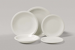 Plitev krožnik iz porcelana, premer 208 mm