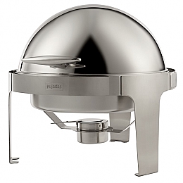 Chafing dish okrogla servirna posoda inox