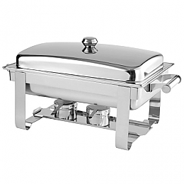 Chafing dish servirna posoda GN1/1 inox z ročaji