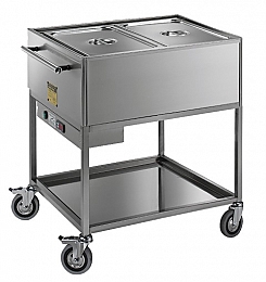 Voziček za kuhanje v sopari - bain-marie voziček