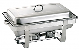 Chafing dish servirna posoda GN 1/1 inox z ročaji
