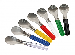 Lopatica za sladoled inox s prozornim ročajem