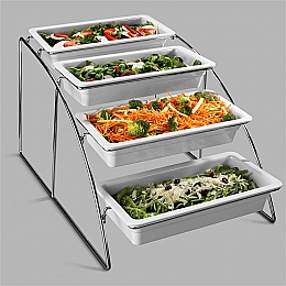 Stojalo za bufet krožnike iz melamina GN 1/3