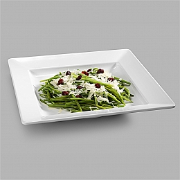 Kvadraten krožnik iz melamina 373x373x28 mm