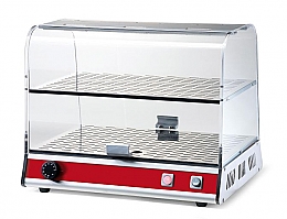 Električna vitrina za rogljiče, 2 polici