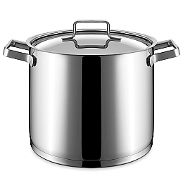 Lonec inox s pokrovom, premer 24 cm