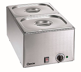 Električni bain-marie za 2 × GN 1/2