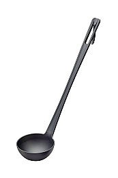 Črna najlonska zajemalka, 50 cm, 35 cl