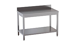 Inox miza 1200×700×950 z nadgradnjo