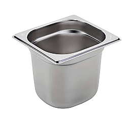 Inox posoda Gastronorm GN 1/6 višina 150 mm AISI 304