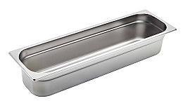 Inox posoda Gastronorm GN 2/4 višina 100mm