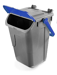Koš za ločeno zbiranje odpadkov 35 l, moder