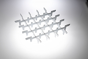 Bazni razdelilnik kozarcev za košare - 25 predelkov