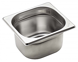 Globoka posoda iz inox jekla GN 1/6, višina 100 mm