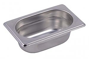 Plitva posoda inox GN 1/9, v=65 mm