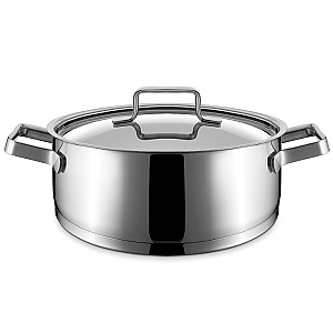 Lonec inox s pokrovom, premer 16 cm