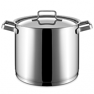 Lonec inox s pokrovom, premer 24 cm