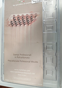 Model za čokoladice 99x33 mm, h10 mm - polikarbonat