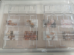 Model za čokoladice 99x33 mm, h10 mm - polikarbonat