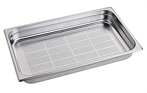 Perforirana posoda Gastronorm GN bok-dno 1/1 h66mm, AISI 304