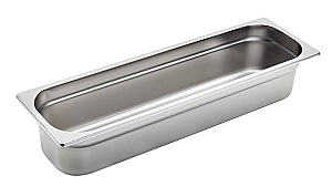 Inox posoda Gastronorm GN 2/4 višina 100 mm