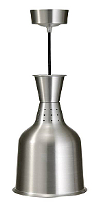 Nosilec grelne svetilke aluminijaste barve