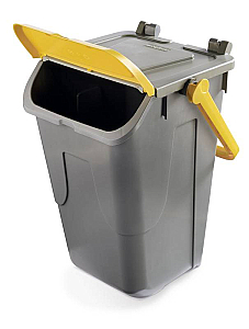 Koš za ločeno zbiranje odpadkov 35 l, rumen