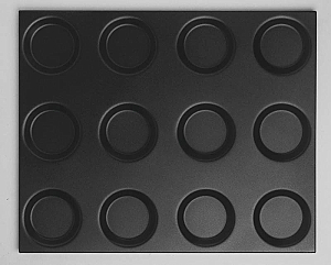 Pravokoten aluminijasti pekač GASTRONORM za omlete, 2/1