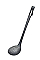 Črna najlonska penovka, 45 cm, Ø 12 cm