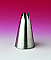 Nazobčan enodelni nastavek, inox, 4 mm