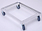 Inox voziček 69 × 49 × 16 za KRBGE625