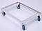 Inox voziček 69 × 49 × 16 za KRBGE625