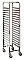 Inox voziček za 18 pekačev 60×40
