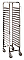 Inox voziček za 18 pekačev 60×40
