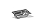 Inox posoda Gastronorm GN 1/4 višina 100 mm